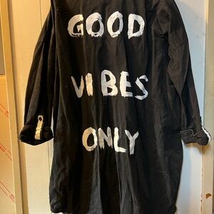 Good Vibes Only, Black Artist, Women's Jacket Size S